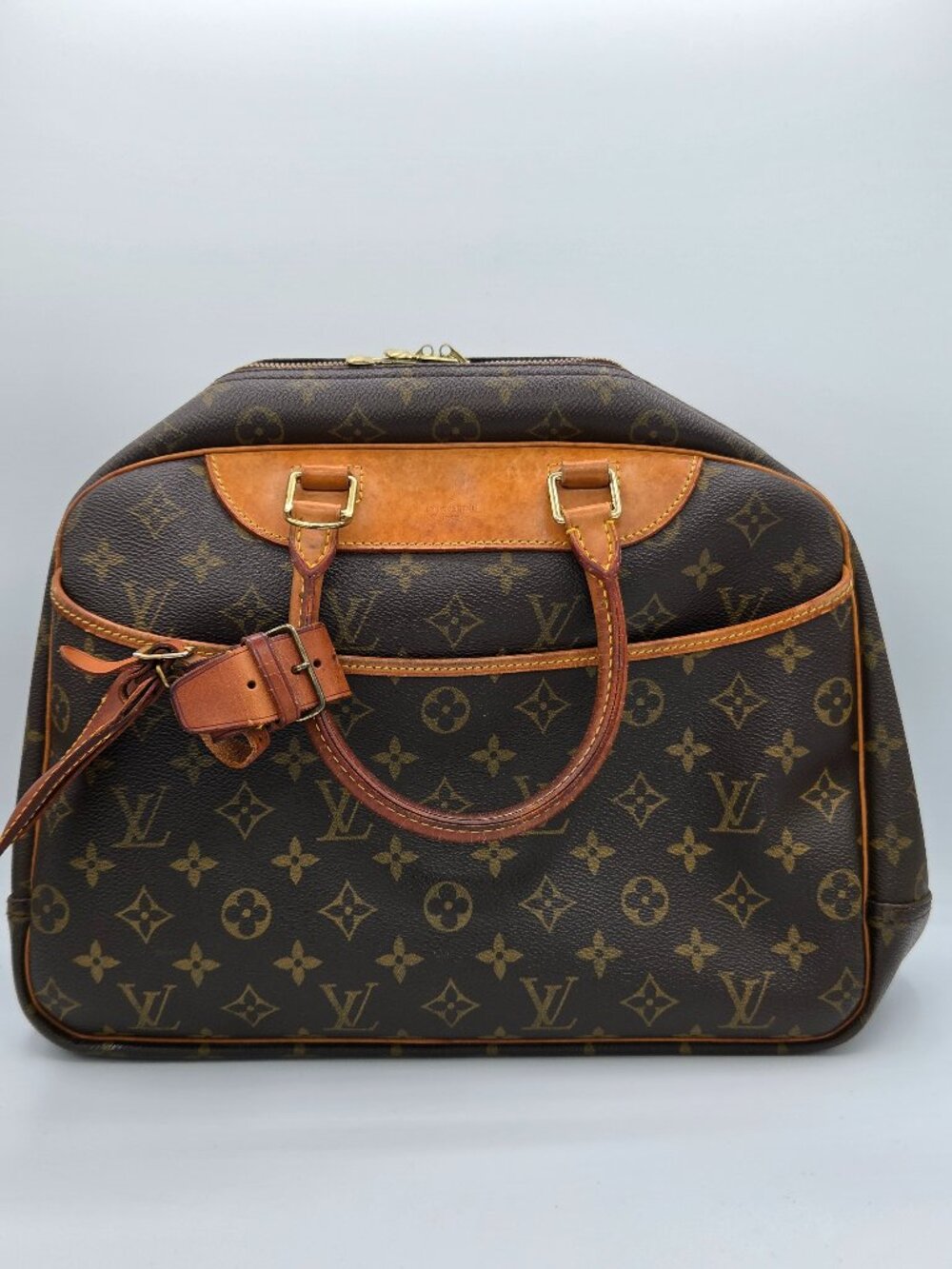 Louis Vuitton Monogram Deauville Handbag | Authentic | Classic Top Handle Travel